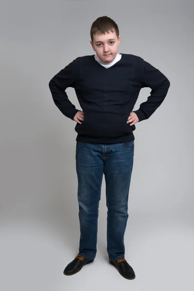 Genç casual adam tam vücut 