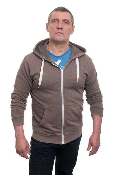 Başarılı olgun gülümseyen zarif 