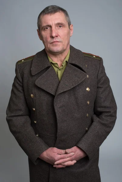 Portret van Russische militaire officier — Stockfoto