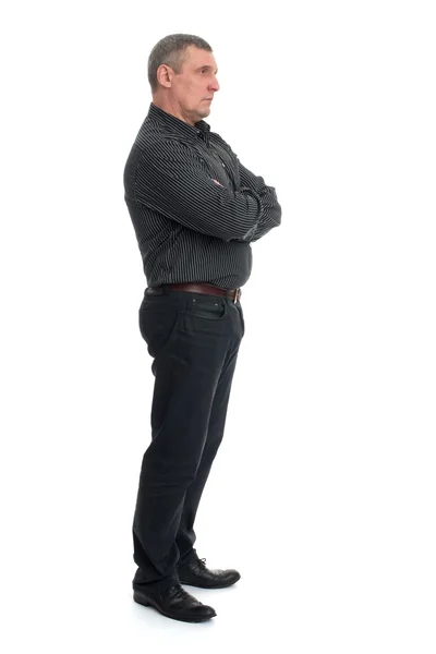 Portrait of a happy mature man isolated Stock Picture