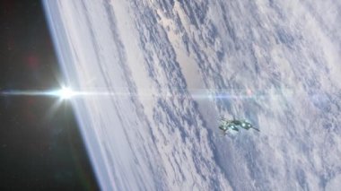 Yörüngedeki uzay gemisi