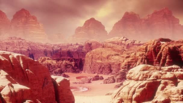 Martian Landscape Three — Stock Video