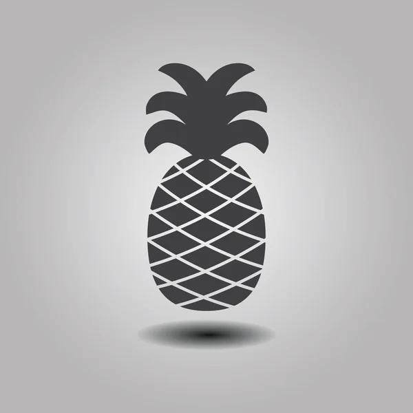 Ananas - icône vectorielle — Image vectorielle