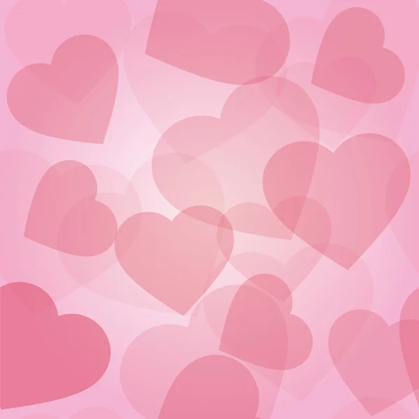 Valentinstag-Hintergrund mit Herz — Stockvektor