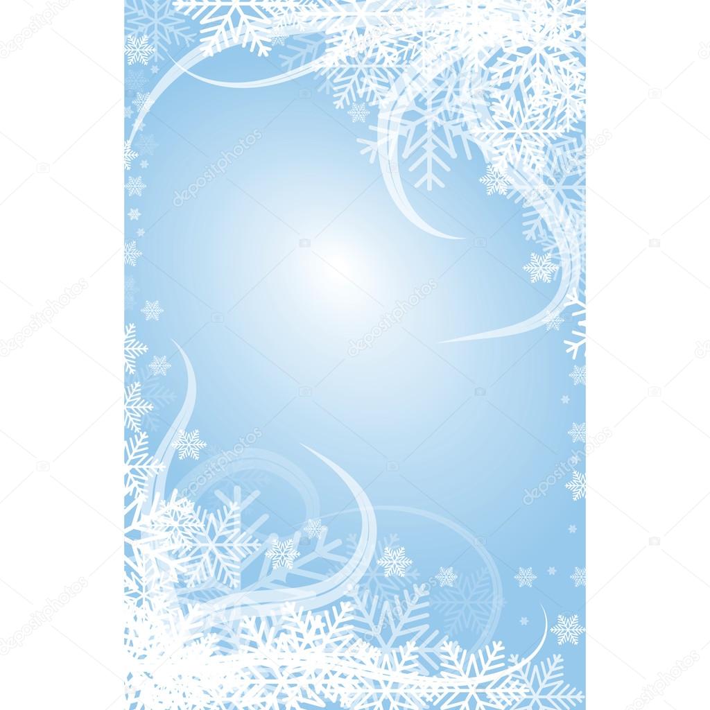 Snowflake Background - Illustration