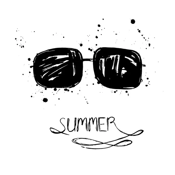 Illustrazione astratta degli occhiali da sole. Vettore . — Vettoriale Stock
