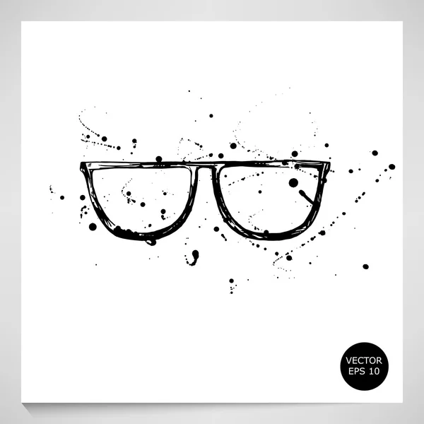 Illustrazione astratta degli occhiali da sole — Vettoriale Stock
