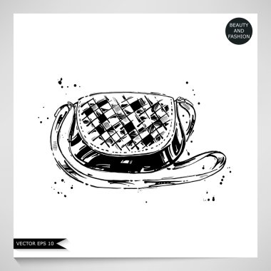 Resimde siyah çanta.