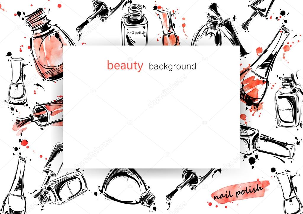 Best Nail Polish Powerpoint Background For Presentation - Slidesdocs.com