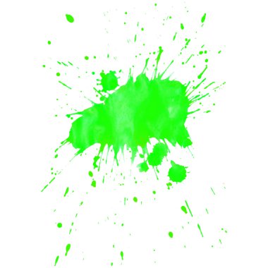 Beyaz arkaplanda suluboya çizimi.