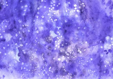 Beyaz arkaplanda suluboya çizimi.