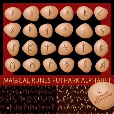 runes sorunsuz arka plan