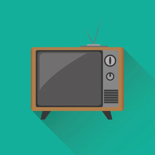 Retro Television Icon, vector illustration
