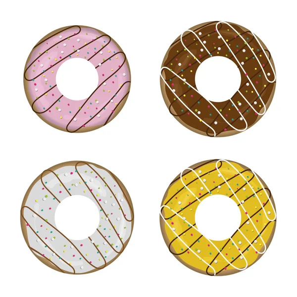 Иконка пончика — стоковое фото