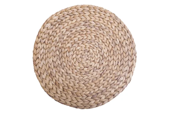 hasır plaka üzerinde beyaz izole boş