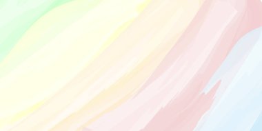 Yumuşak pastel, suluboya arka plan, pembe, mor, mavi ve bej renkte fırça darbeleri. Pürüzsüz, havadar ve rüya gibi bir tasarımı var. Web tasarımı, sosyal medya, düğün davetiyeleri, markalaşma ve ba için ideal