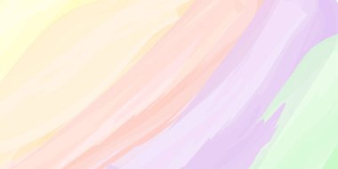 Yumuşak pastel, suluboya arka plan, pembe, mor, mavi ve bej renkte fırça darbeleri. Pürüzsüz, havadar ve rüya gibi bir tasarımı var. Web tasarımı, sosyal medya, düğün davetiyeleri, markalaşma ve ba için ideal