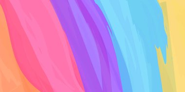 Yumuşak pastel, suluboya arka plan, pembe, mor, mavi ve bej renkte fırça darbeleri. Pürüzsüz, havadar ve rüya gibi bir tasarımı var. Web tasarımı, sosyal medya, düğün davetiyeleri, markalaşma ve ba için ideal