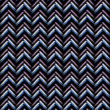 Koyu arkaplanda mavi, pembe ve beyaz çizgiler bulunan lastik izlerine benzeyen grunge fırça darbeleriyle oluşturulmuş kusursuz bir sembol deseni.