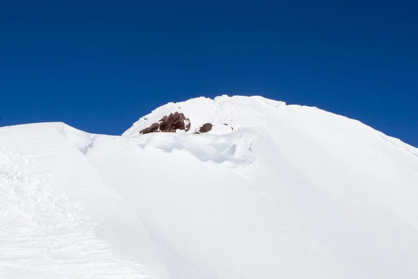 Acue 雪で雪崩の危険でいっぱい — ストック写真