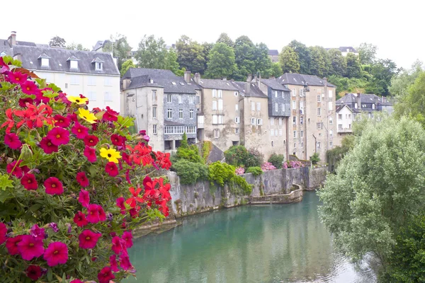 Kanalen i Oloron Saint Marie, Frankrike — Stockfoto