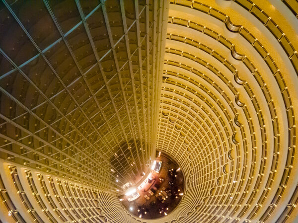 Central atrium of the Jin Mao Tower