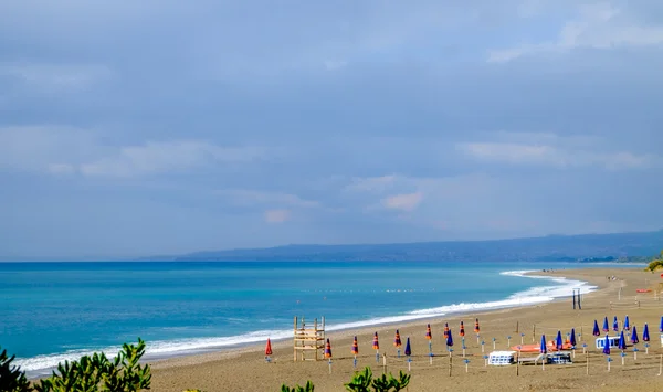 Giardini Naxos beach. İyonya Denizi