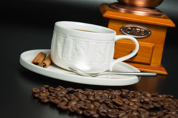 Prażone ziarna kawy, mogą być stosowane jako tło — Zdjęcie stockowe