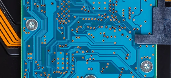 Close up of computer circuit board — Stock Photo, Image