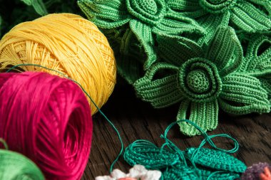 İrlandalı dantel örgü için güzel iplik