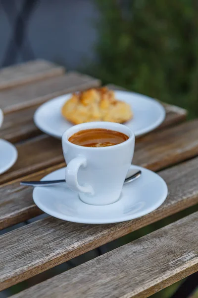 Cup Coffee Table Coffee Shop Cafe Cup Coffee Coffee Beans — Stock Photo, Image