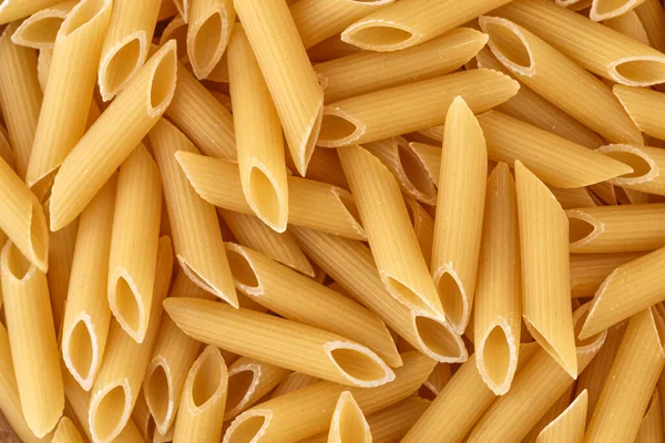 Macaroni Pasta Gemaakt Van Durumtarwe Pasta Achtergrond Test Voor Ontwerp — Stockfoto