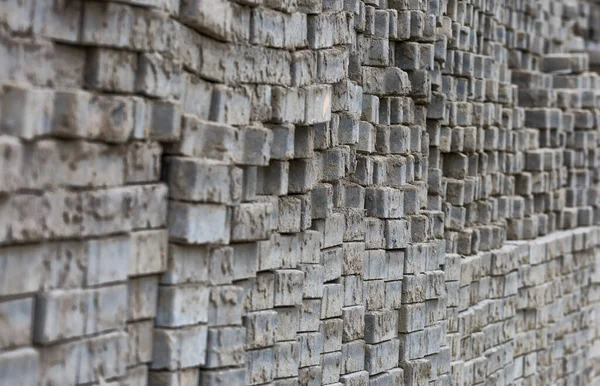 Taş duvar yüzeyinin deseni