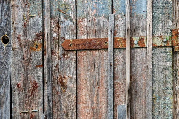 Valla Madera Vieja Color Marrón Grisáceo Con Agrietado Hermoso Fondo —  Fotos de Stock