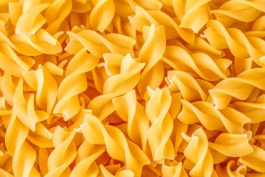 Fusilli spagetti desenli arka plan. Fusilli arka plan. Makarna ya da makarna arka plan.