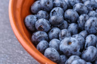 Taze yaban mersini arkaplanı. Yaban mersini dokusunu kapat yabanmersini antioksidan Organik Dengeli Kâse Sağlıklı Beslenme
