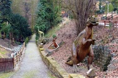Yolu ile tarih öncesi hayvan