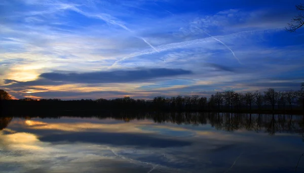 Blick auf Teiche — Stockfoto