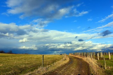 Güneşli bir gün yolda