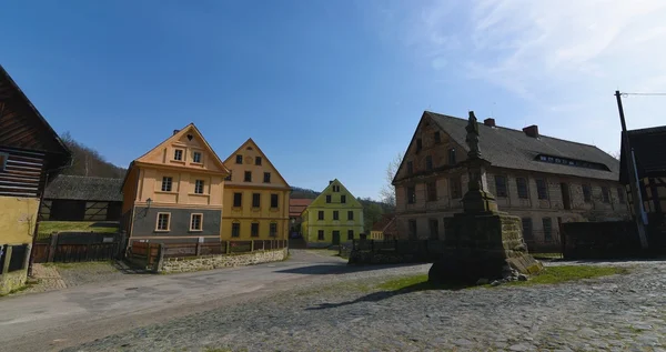 Pueblo Zubrnice en el norte de Bohemia —  Fotos de Stock