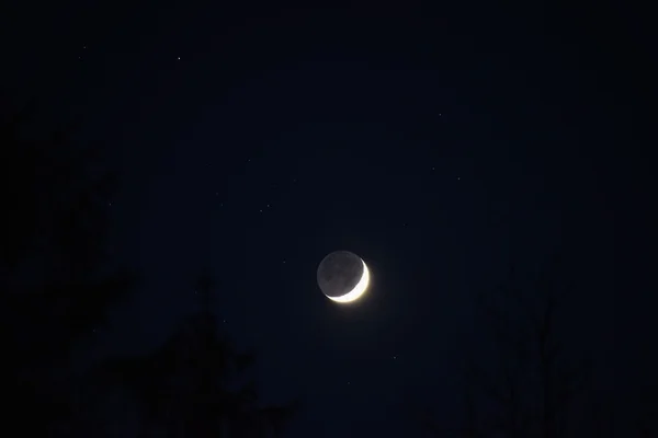 Moon in the Alps — Stock Photo, Image