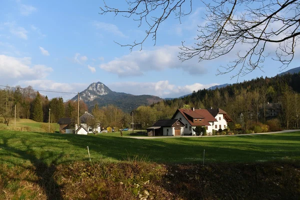 Jarní čas v Alpách — Stock fotografie