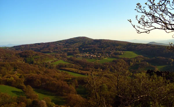 Ceske Stredohori mountains — стокове фото