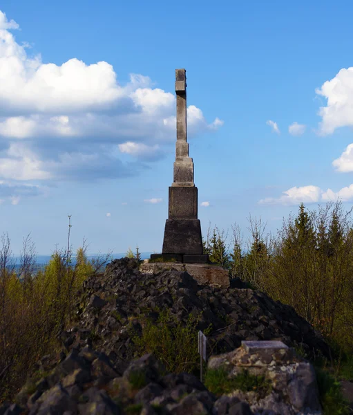 Kruisbeeld op Spicak heuvel — Stockfoto