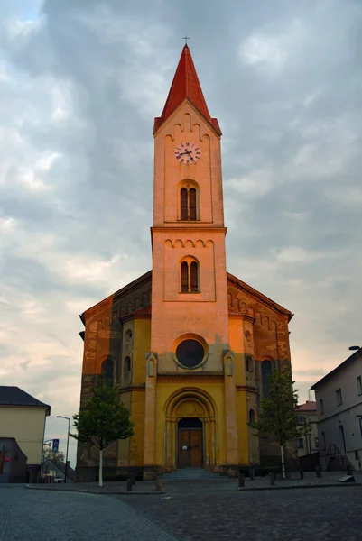 Город Мсено с церковью — стоковое фото