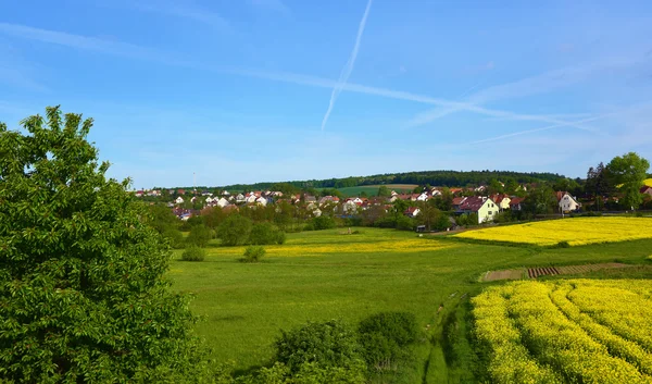 Moravia cerca de Rosice desde tren —  Fotos de Stock