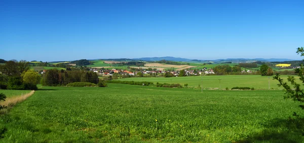 Dél-Csehország tavaszi táj — Stock Fotó