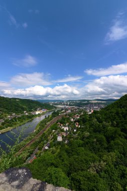 Castle Strekov nehir Labe vadisinde