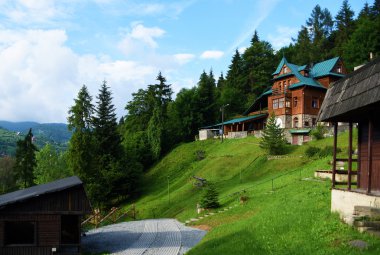 Pieniny Dağları'nın büyük yamaç yazlık