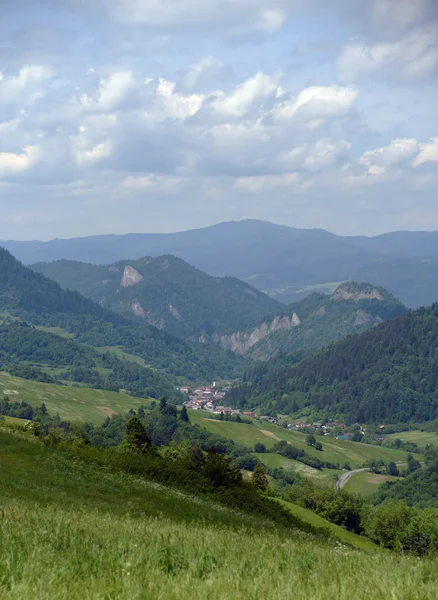 Montagne Pieniny in Slovacchia e Polonia — Foto Stock